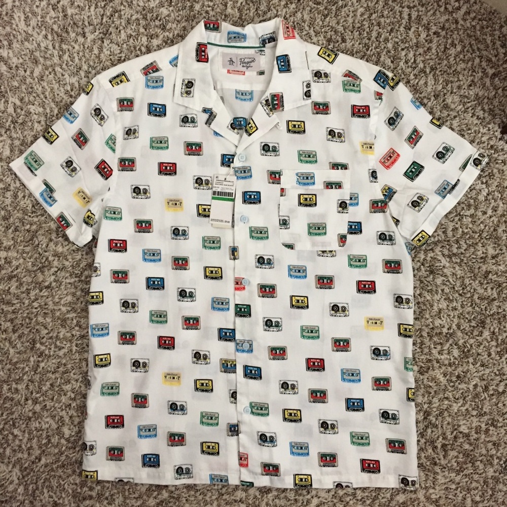 NWT 🎉 Original Penguin Cassette Shirt